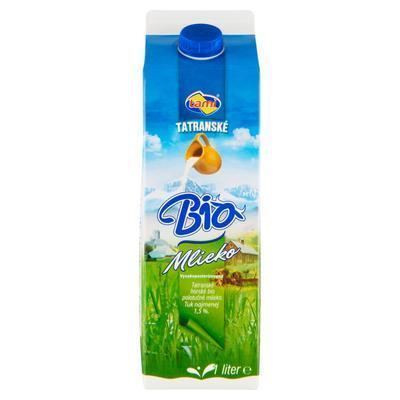 MLIEKO BIO ČERSTVÉ POLOTUČNÉ 14 DŇOVÉ 1,5% 1l TAMI zár.14 dní