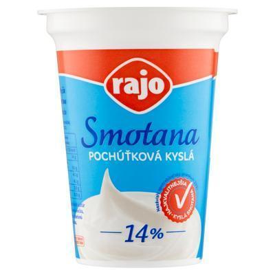 SMOTANA KYSLÁ 14% 180g RAJO