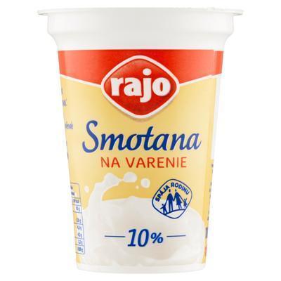 SMOTANA NA VARENIE 10% 180ml RAJO