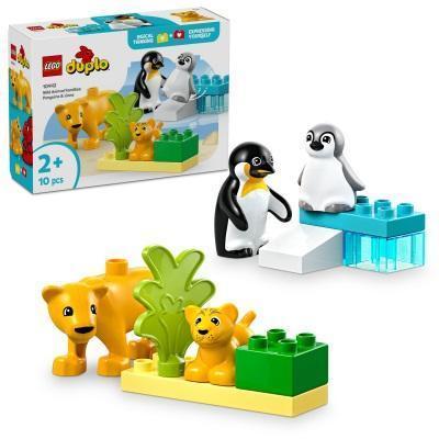 STAVEBNICA LEGO RODINKY DIVOKÝCH ZVIERAT: TUČNIAKY A LEVY 10442 LEGO DUPLO