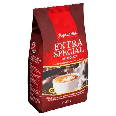 KÁVA ZRNKOVÁ EXTRA ŠPECIÁL ESPRESSO 250g POPRAD