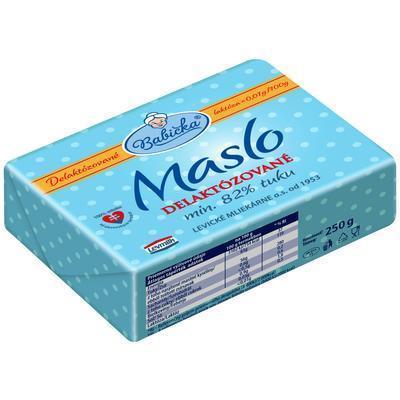 MASLO DELAKTÓZOVANÉ 82% 250g BABIČKA
