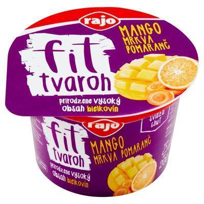 TVAROH FIT MANGO-MRKVA-POMARANČ 200g RAJO