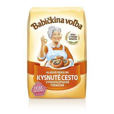 MÚKA HLADKÁ NA KYSNUTÉ CESTO PŠENIČNÁ BABIČKINA VOĽBA 1kg GOODMILLS