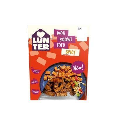 TOFU KÚSKY V MARINÁDE PIKANTNÉ WOK&BOWL SPICY 160g LUNTER