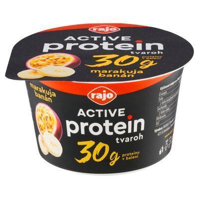 TVAROH ACTIVE PROTEIN MARAKUJA BANÁN 200g RAJO