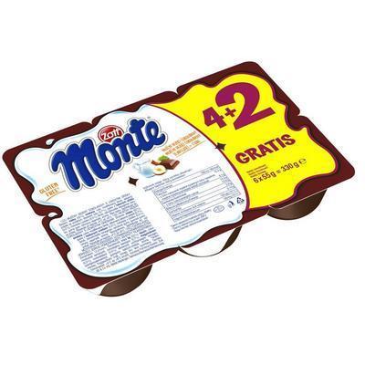 MONTE ČOKO 6x55g ZOTT