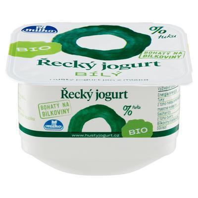 JOGURT BIO GRÉCKY BIELY 0% 130g MILKO
