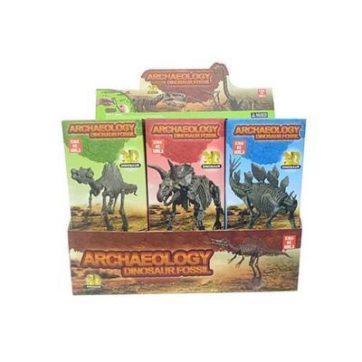 HRAČKA KOSTRA DINOSAURA 3D – RÔZNE DRUHY # 6015-1