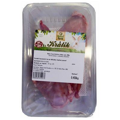 KRÁLIČIE STEHNO CELÉ CHLADENÉ 450g NATUR FARM