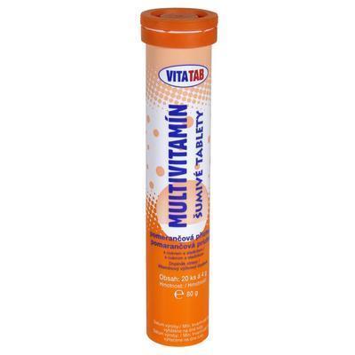 TABLETY ŠUMIVÉ MULTIVITAMÍN 80g VITATAB HAAS