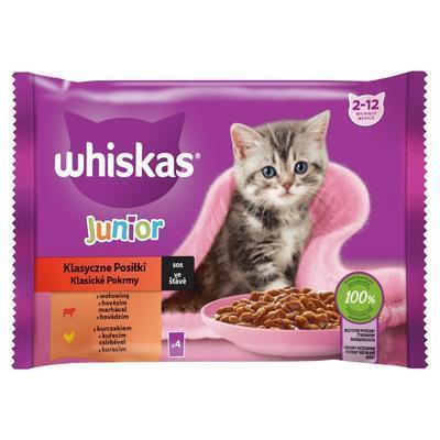 KAPSIČKA MAČKA WHISKAS KLASICKÝ VÝBER 4-PACK 340g