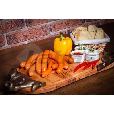 PÁRKY LAHÔDKOVÉ OSTRÉ cca 1500g /VÁHA/ 80% PODIEL MÄSA HURKA