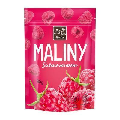 MALINY SUŠENÉ MRAZOM 30g FARMLAND
