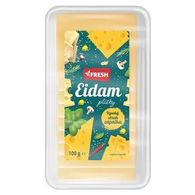 SYR PLÁTKY EIDAM 45% 100g FRESH