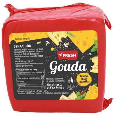 SYR GOUDA TEHLA cca 1,3kg /VÁHA/ FRESH