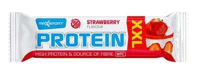 TYČINKA PROTEIN JAHODA GF XXL 60g MAX SPORT BEZLEP