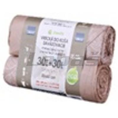 VRECIA NA ODPAD ECO 2x30l 2x15ks HDPE 50×60+15cm ZAVÄZOVACIE LUMAX