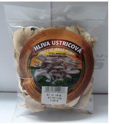 HUBY SUŠENÉ HLIVA USTRICOVÁ KRÁJANÉ 20g SÁČOK
