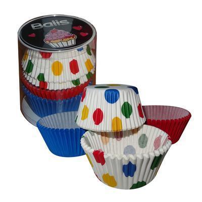KOŠÍČKY NA PEČENIE FAREBNÉ 100ks